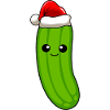 Cucumber Christmas Comic Xmas