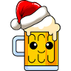 Beer Christmas Comic Xmas