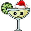 Cocktail Christmas Comic Xmas