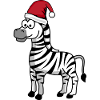Zebra Comic Christmas