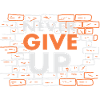 Never give up