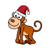 Monkey Comic Christmas