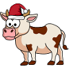Vache Bande Dessinée Noël