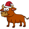 Stier Comic Weihnachten