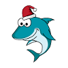 Shark Comic Noël