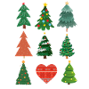 Herz-Weihnachtsbaum