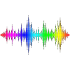 Music Equalizer Wellen bunt