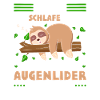 Faultier Sloth Langschläfer Spruch Nachthemd