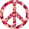 Peace sign roses