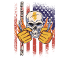 Funny Electric Worker Skull
