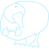 Pick me duck blue