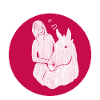 Pferdemädchen Liebe Pferd und Frau