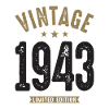 Millésime 1943 79e anniversaire