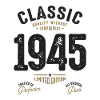 Classic 1945 77th Birthday