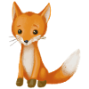 Baby Fuchs Geschenkidee Illustration