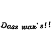Das war s
