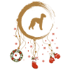 Bedlington Terrier Weihnachten Weihnachtstraumfäng