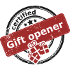 Certified gift opener
