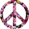 Flower peace sign