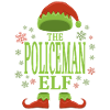 Policeman Christmas Elf