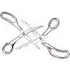 Two scissors