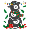 8-Ball Billiard Player Billiards