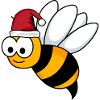 Honey Bee Comic Christmas