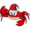 Krabbe Comic Weihnachten