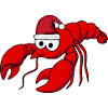 Lobster Comic Christmas