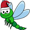 Dragonfly Christmas dragonfly