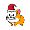 Hamster Comic Weihnachten