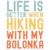 Bolonka Hiking dog retro