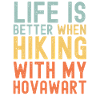 Hovawart Hiking dog retro