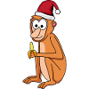 Monkey Comic Christmas