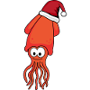 Octopus Comic Christmas