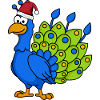Peacock Comic Christmas