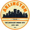 Arlington Skyline City Badge