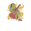 Hippe Frosch Geschenk Geschenkidee