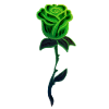 Green Plant Flower Glitter