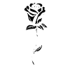 Rose Symbol Flower Shape