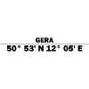 Coordonnées Gera