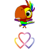 perroquet et logo