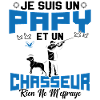 Papy et Chasseur Humour Cadeau