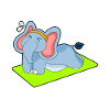Elephant Workout Gymnastics Fitness