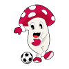 Mushroom Soccer Player Soccer