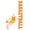 Basket-ball Player American Flag