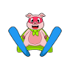 Pig Skier Ski