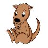 Family pregnancy - Kangaroo with baby