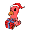 Christmas Chicken Baby with Gift