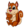 Family pregnancy - squirrel with baby